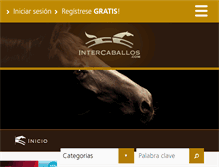 Tablet Screenshot of intercaballos.com